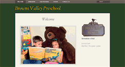 Desktop Screenshot of brownsvalleypreschool.com